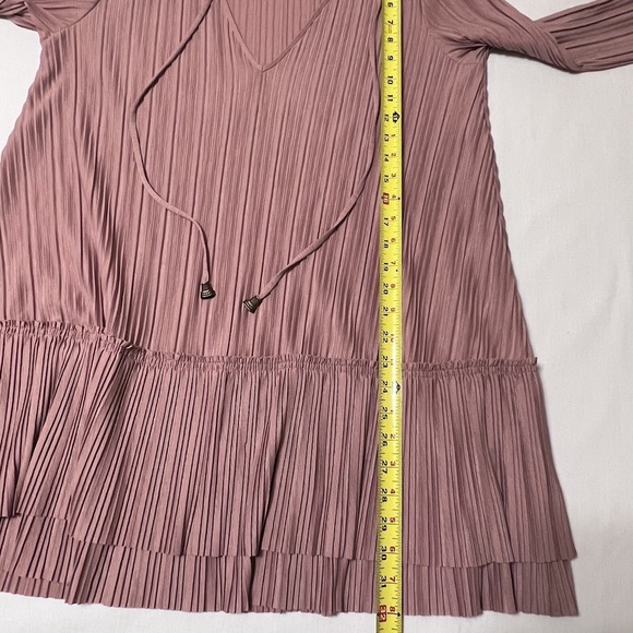 Boho Fairycore Mini Dress Romantic Flowy Bell Sleeve Cottagecore Free People XS - Picture 15 of 15